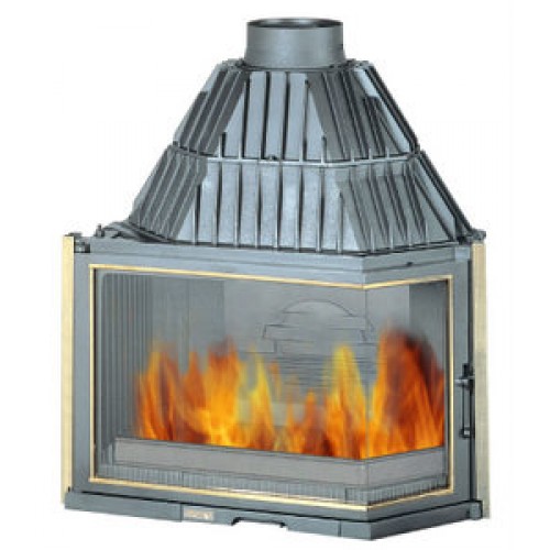 Каминная топка Laudel Призматик 850 угловой, петли слева_0 Каминная топка Laudel Призматик 850 угловой, петли слева_0