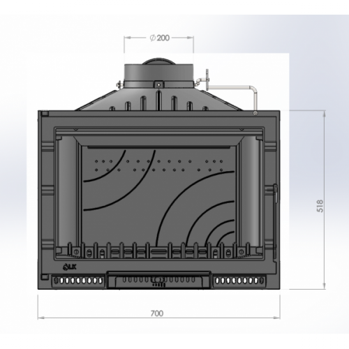 Каминная топка LK 700_4 Каминная топка LK 700_4